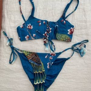 Agua bendita Peacock bikini